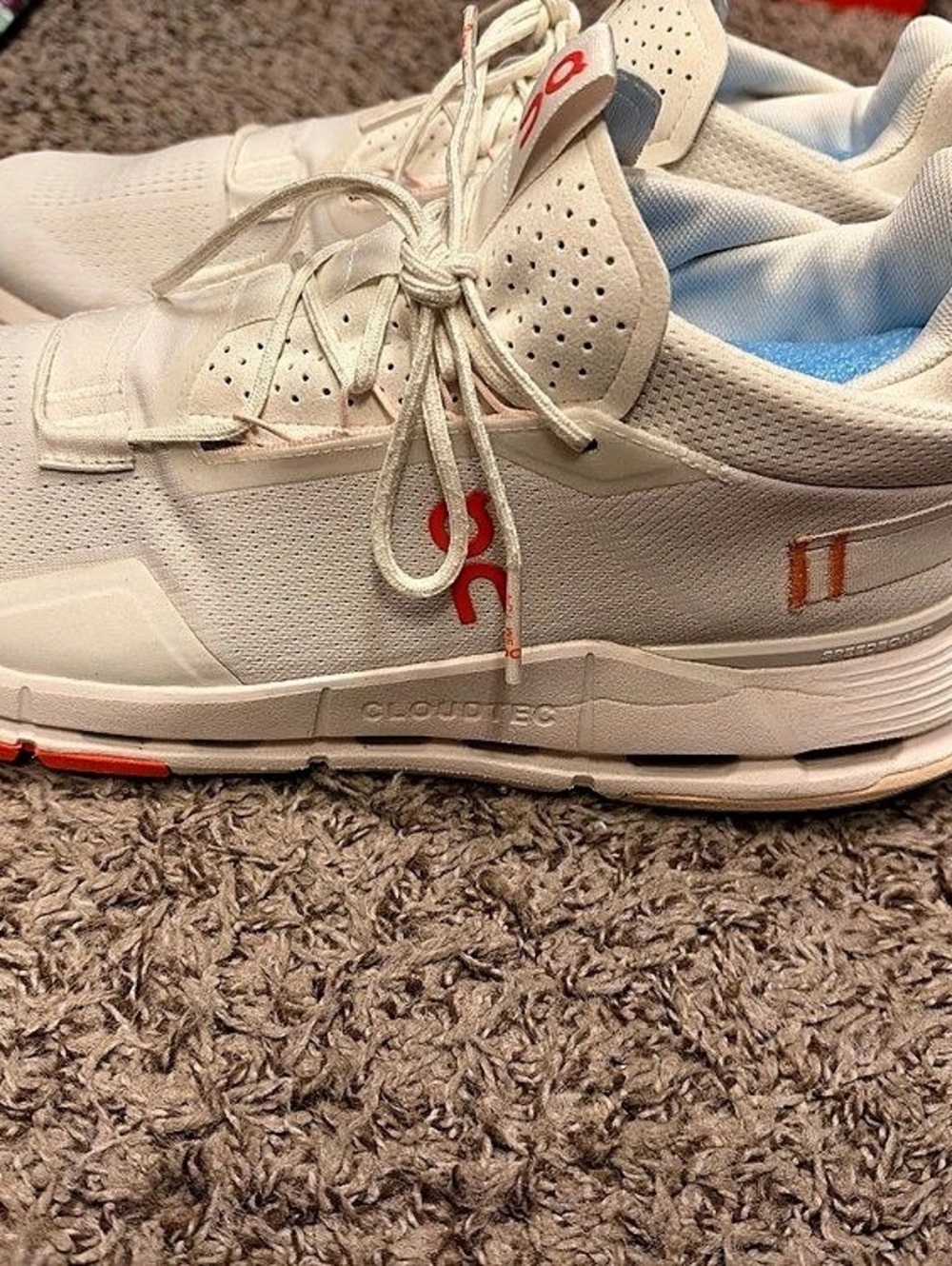 On Cloud cloudnova White Athletic Shoes